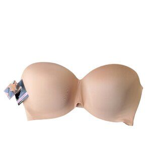 MAIDENFORM FULL COVERAGE STRAPLESS BRA 38DDD